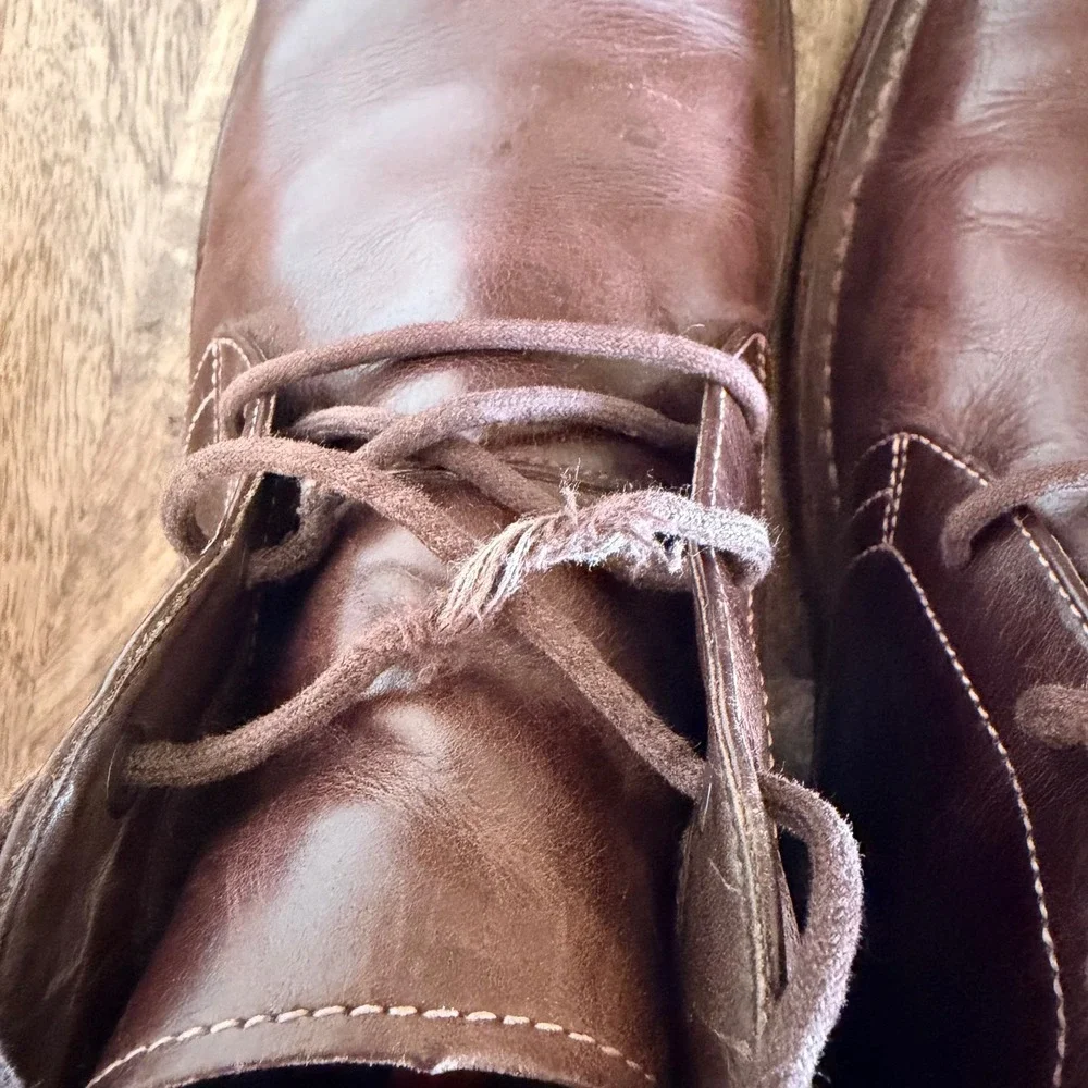 Cole Haan Tolan Nike Air Chukka Boot Men 11.5 Leather Lace Up Ankle Casual Dress